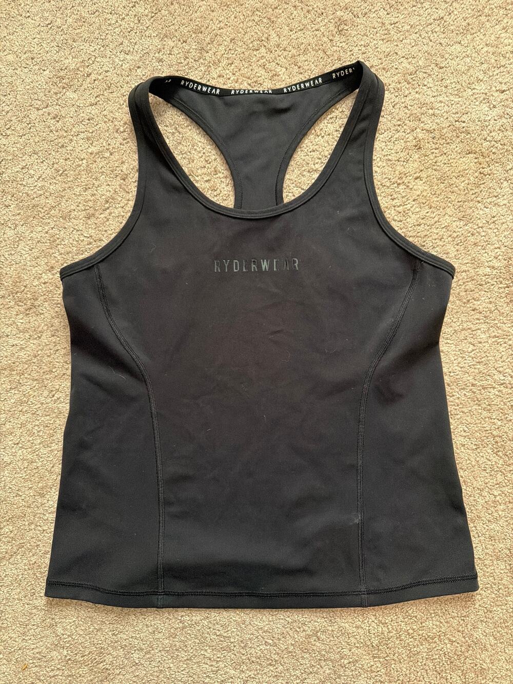 Ryderwear Women’s Black Racerback Tank Top Size Large